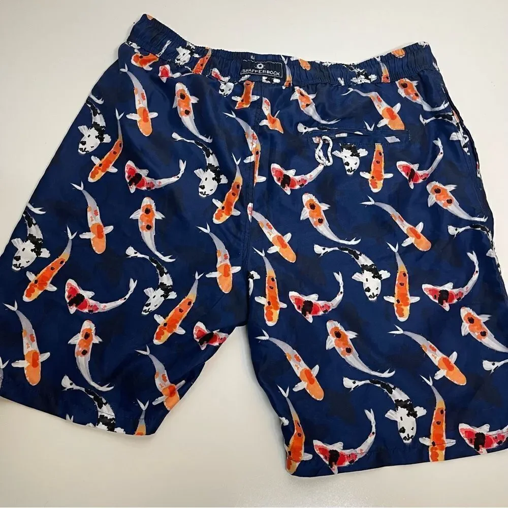 Snapper Rock Koi Goldfish Swim Trunks in Size XL‎